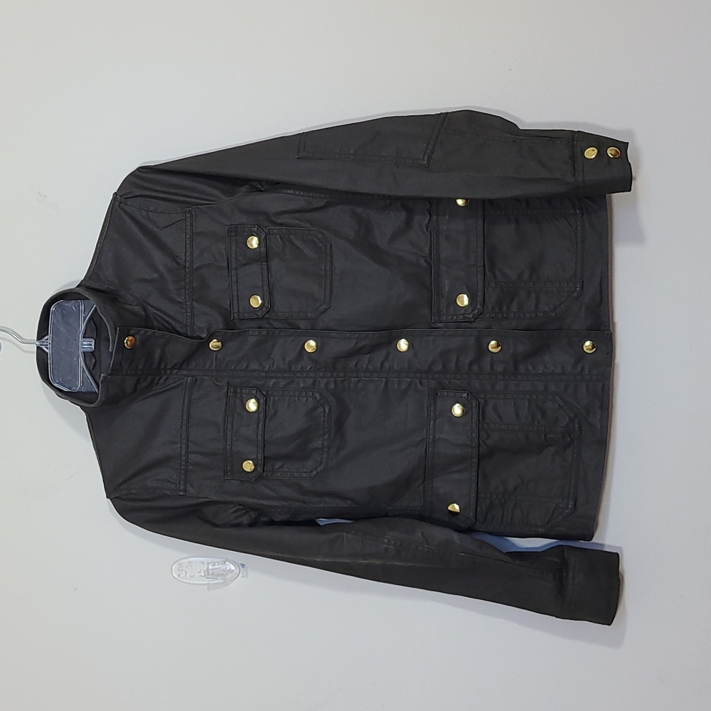 J. Crew The Downtown Field Utility Jacket Mossy Brown Size XS